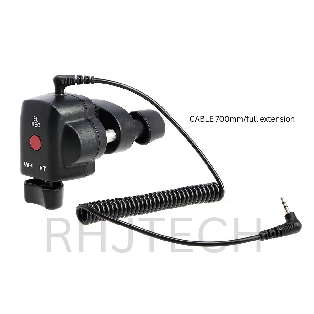 Zoom/Record Controller for Pro Sony (FX6 & More)/Panansonic Camcorders with 2.5mm Cable for LANC Jack