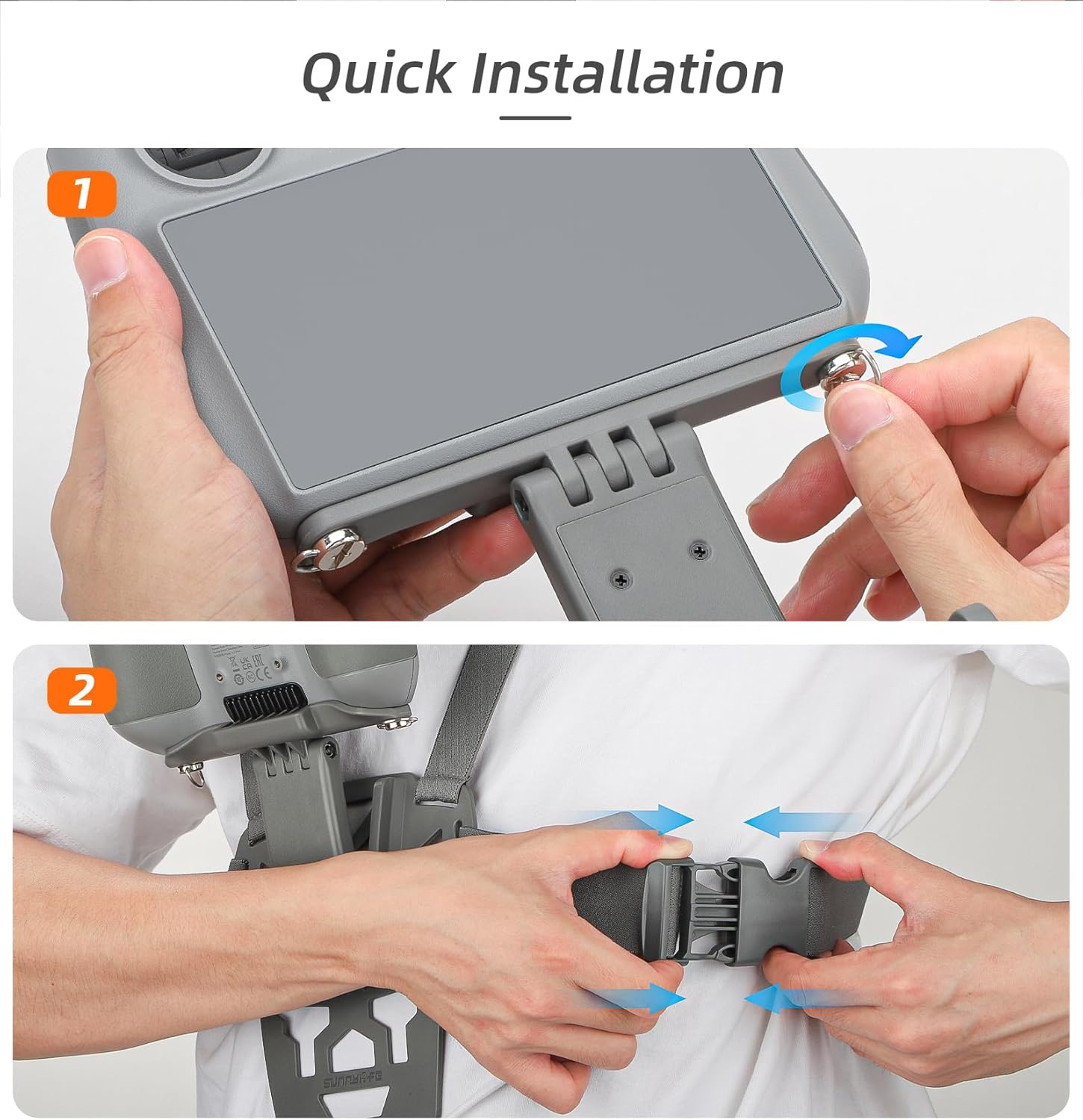 RC Controller Chest/Waist Support - DJI RC 2/1 Controller